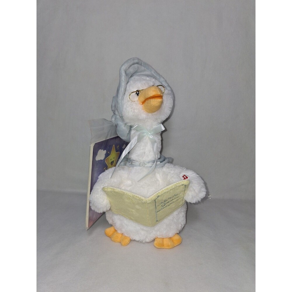 Cuddle Barn Mother Goose Animated Stuffed Animal Talking Story Telling Plush